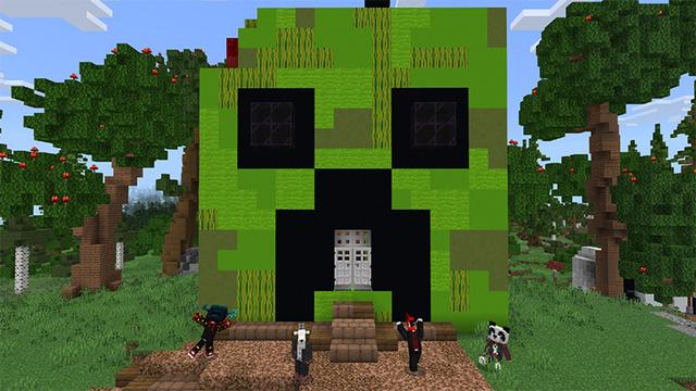 Screenshot of the Minecraft Bedrock Marketplace product More Mob Heads created by MobBlocks.