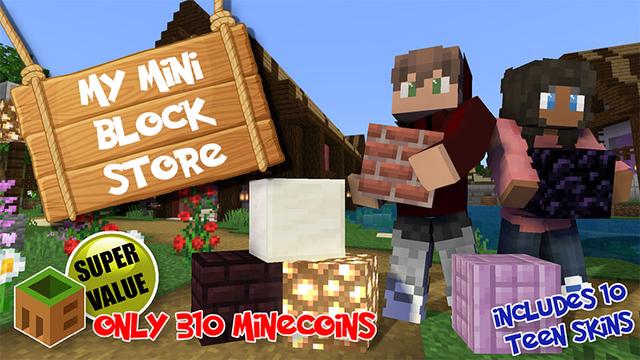 Thumbnail of the Minecraft Bedrock Marketplace product My Mini Block Store created by MobBlocks.