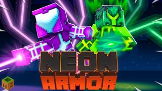 Thumbnail of the Minecraft Bedrock Marketplace product Neon Armour created by MobBlocks.