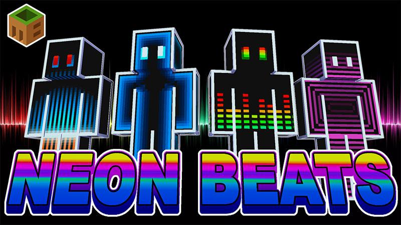 Neon Beats by MobBlocks | CHUNK - Minecraft Bedrock Marketplace Explorer