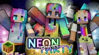 Thumbnail of the Minecraft Bedrock Marketplace product Neon Party created by MobBlocks.