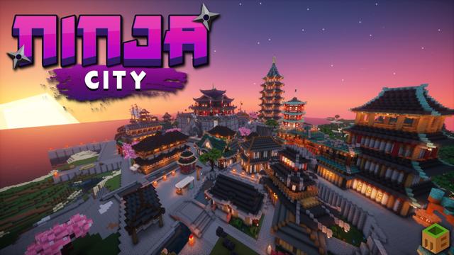 Thumbnail of the Minecraft Bedrock Marketplace product Ninja City created by MobBlocks.