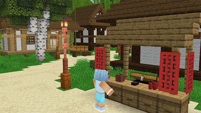 Screenshot of the Minecraft Bedrock Marketplace product Ninja Kingdom created by MobBlocks.