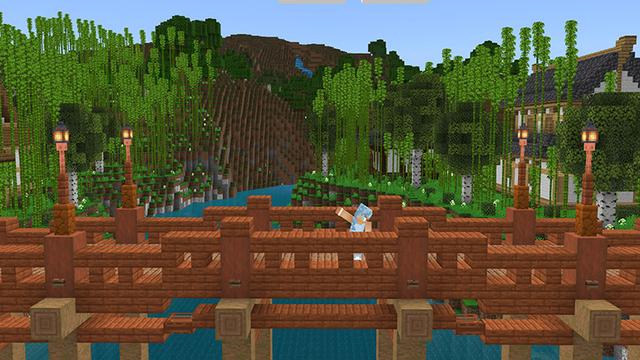 Screenshot of the Minecraft Bedrock Marketplace product Ninja Kingdom created by MobBlocks.