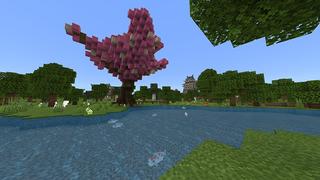 Screenshot of the Minecraft Bedrock Marketplace product Ninja Village created by MobBlocks.