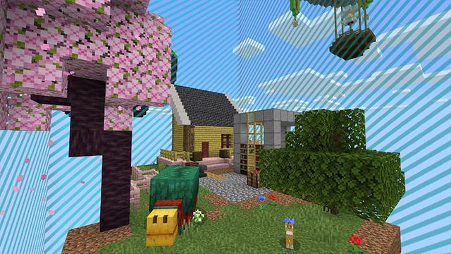 Screenshot of the Minecraft Bedrock Marketplace product One Block Captive created by MobBlocks.