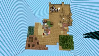 Screenshot of the Minecraft Bedrock Marketplace product One Block Captive created by MobBlocks.