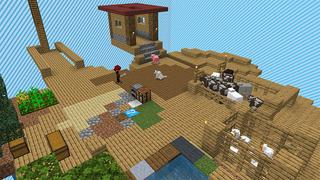 Screenshot of the Minecraft Bedrock Marketplace product One Block Captive created by MobBlocks.