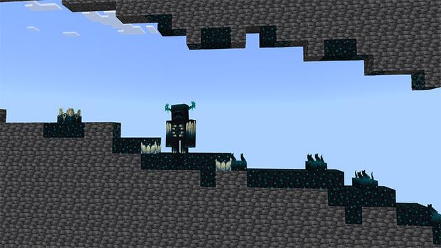 Screenshot of the Minecraft Bedrock Marketplace product ONE BLOCK WIDE created by MobBlocks.
