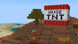 Screenshot of the Minecraft Bedrock Marketplace product OP TNT created by MobBlocks.