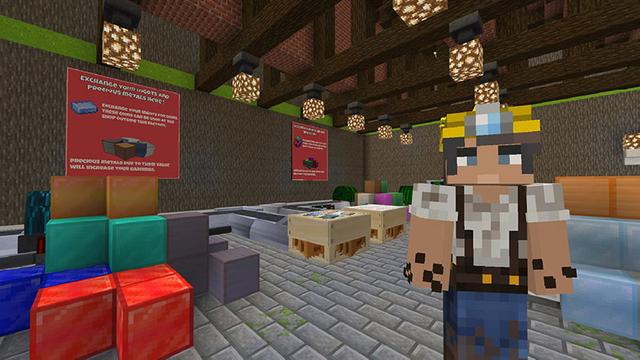 Screenshot of the Minecraft Bedrock Marketplace product Ores Galore created by MobBlocks.