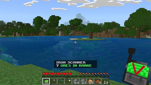 Screenshot of the Minecraft Bedrock Marketplace product Ores Radar created by MobBlocks.