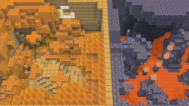 Screenshot of the Minecraft Bedrock Marketplace product Parkour Grid created by MobBlocks.