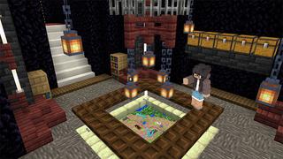 Screenshot of the Minecraft Bedrock Marketplace product Pink Village created by MobBlocks.