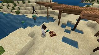 Screenshot of the Minecraft Bedrock Marketplace product Pirate Island created by MobBlocks.