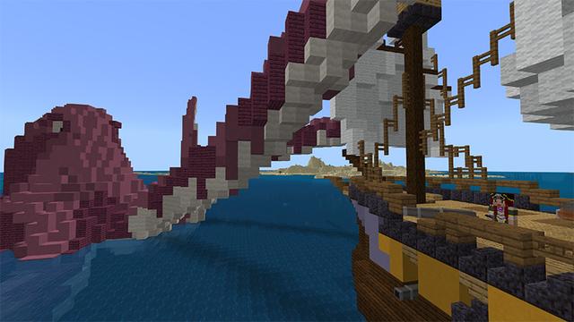 Screenshot of the Minecraft Bedrock Marketplace product Pirate Legends created by MobBlocks.