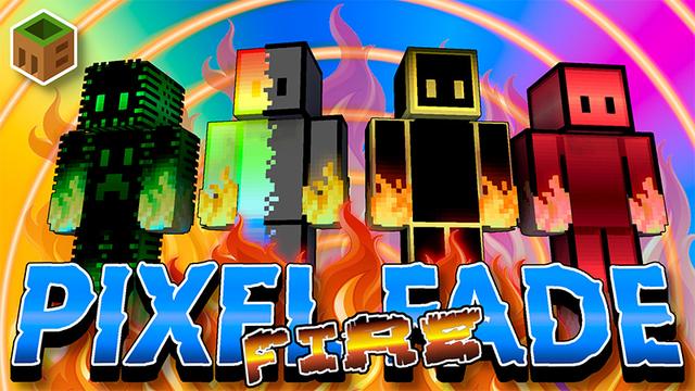 Thumbnail of the Minecraft Bedrock Marketplace product Pixel Fade Fire created by MobBlocks.