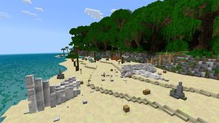 Screenshot of the Minecraft Bedrock Marketplace product PLANE CRASH! created by MobBlocks.