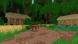 Screenshot of the Minecraft Bedrock Marketplace product PLANE CRASH! created by MobBlocks.