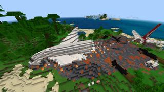 Screenshot of the Minecraft Bedrock Marketplace product Plane Crash created by MobBlocks.