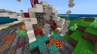 Screenshot of the Minecraft Bedrock Marketplace product Plane Crash created by MobBlocks.
