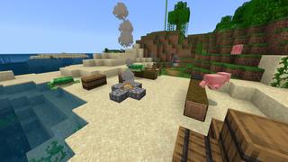 Screenshot of the Minecraft Bedrock Marketplace product Plane Crash created by MobBlocks.