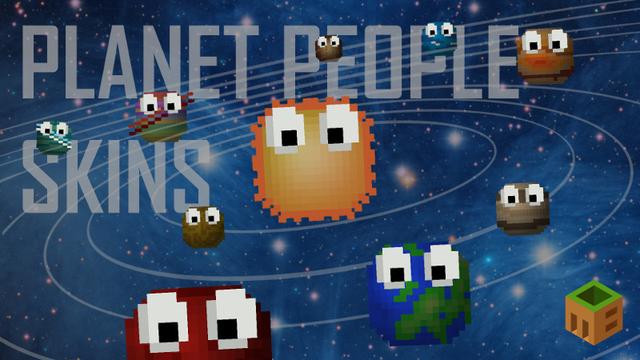 Thumbnail of the Minecraft Bedrock Marketplace product Planet People Skins created by MobBlocks.