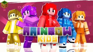 Thumbnail of the Minecraft Bedrock Marketplace product Rainbow Kids created by MobBlocks.