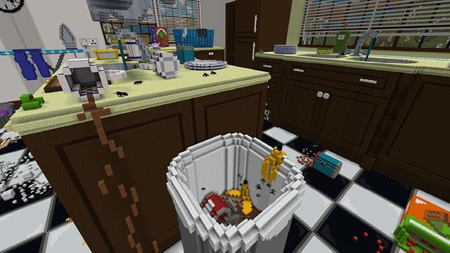 Screenshot of the Minecraft Bedrock Marketplace product Rat In The Kitchen created by MobBlocks.