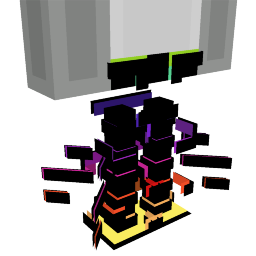 Thumbnail of the Minecraft Bedrock Marketplace product RGB Vortex Bottoms created by MobBlocks.