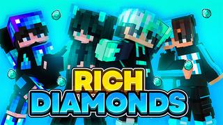 Thumbnail of the Minecraft Bedrock Marketplace product Rich Diamonds created by MobBlocks.