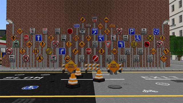 Screenshot of the Minecraft Bedrock Marketplace product Roads + Add-On created by MobBlocks.