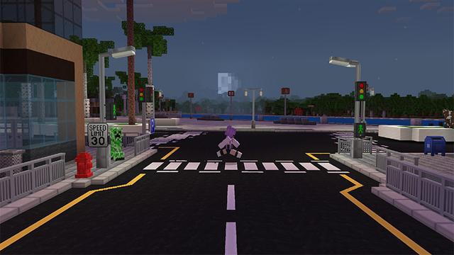 Screenshot of the Minecraft Bedrock Marketplace product Roads + Add-On created by MobBlocks.