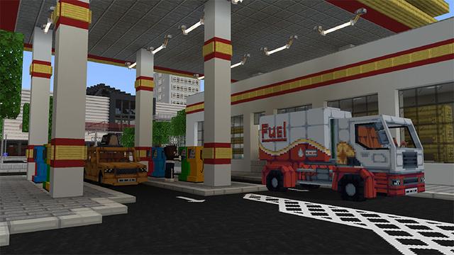 Screenshot of the Minecraft Bedrock Marketplace product Roads + Add-On created by MobBlocks.