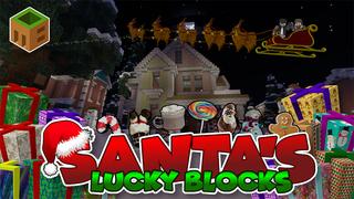 Thumbnail of the Minecraft Bedrock Marketplace product Santa's Lucky Blocks created by MobBlocks.