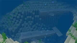 Screenshot of the Minecraft Bedrock Marketplace product Sea Life Island created by MobBlocks.