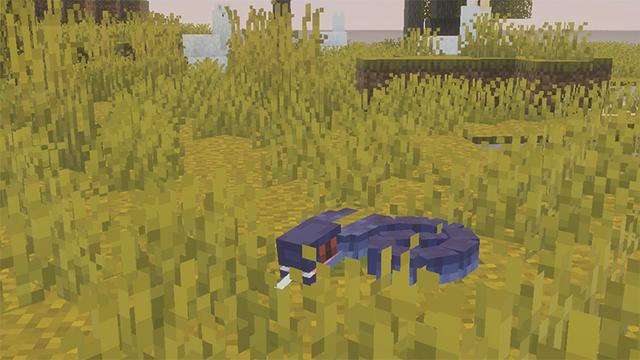 Screenshot of the Minecraft Bedrock Marketplace product Snakes created by MobBlocks.