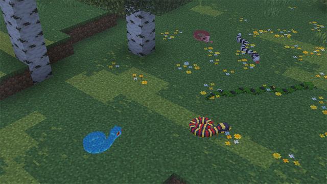 Screenshot of the Minecraft Bedrock Marketplace product Snakes created by MobBlocks.