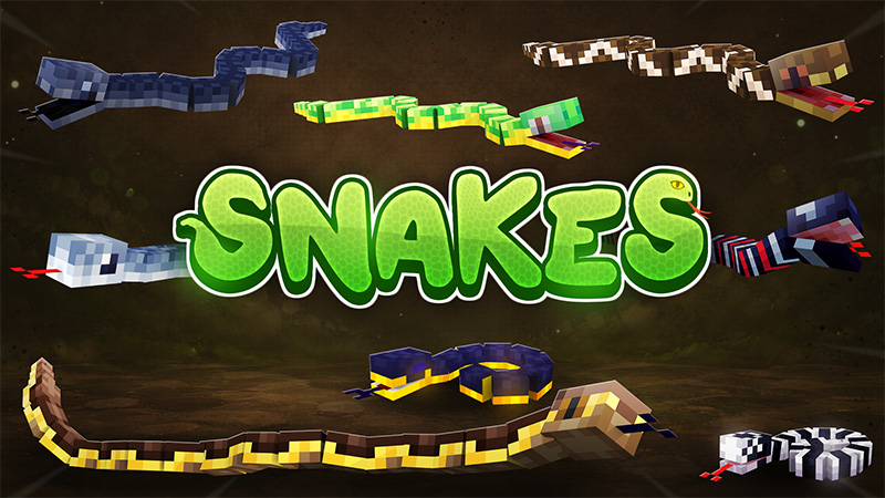 Thumbnail of the Minecraft Bedrock Marketplace product Snakes created by MobBlocks.