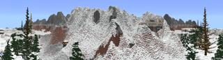 Panorama of the Minecraft Bedrock Marketplace product Snow Base created by MobBlocks.