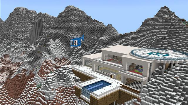 Screenshot of the Minecraft Bedrock Marketplace product Snow Base created by MobBlocks.