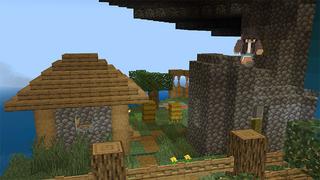 Screenshot of the Minecraft Bedrock Marketplace product Spiral Parkour created by MobBlocks.