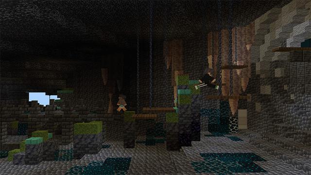 Screenshot of the Minecraft Bedrock Marketplace product Spiral Parkour created by MobBlocks.