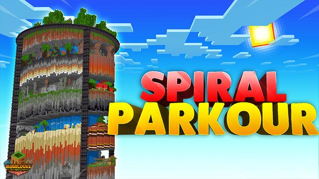 Thumbnail of the Minecraft Bedrock Marketplace product Spiral Parkour created by MobBlocks.