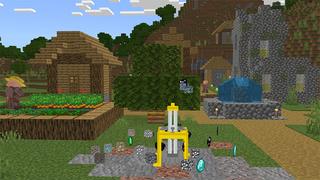 Screenshot of the Minecraft Bedrock Marketplace product Steel Craft created by MobBlocks.