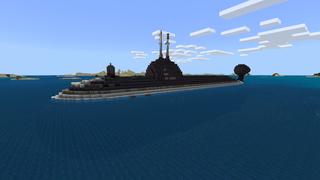 Screenshot of the Minecraft Bedrock Marketplace product Submarine Base created by MobBlocks.