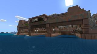 Screenshot of the Minecraft Bedrock Marketplace product Submarine Base created by MobBlocks.
