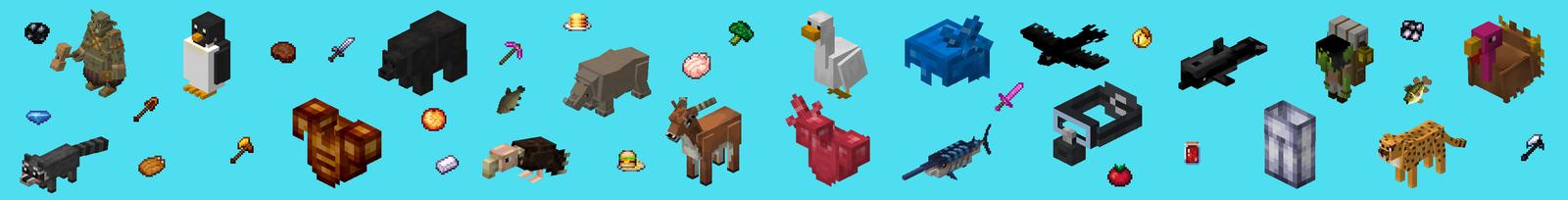 Panorama of the Minecraft Bedrock Marketplace product Survival ++ created by MobBlocks.
