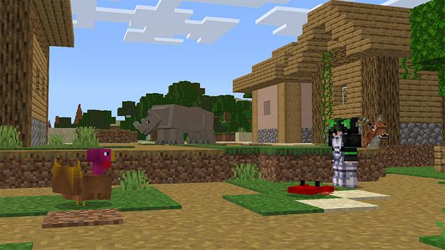 Screenshot of the Minecraft Bedrock Marketplace product Survival ++ created by MobBlocks.