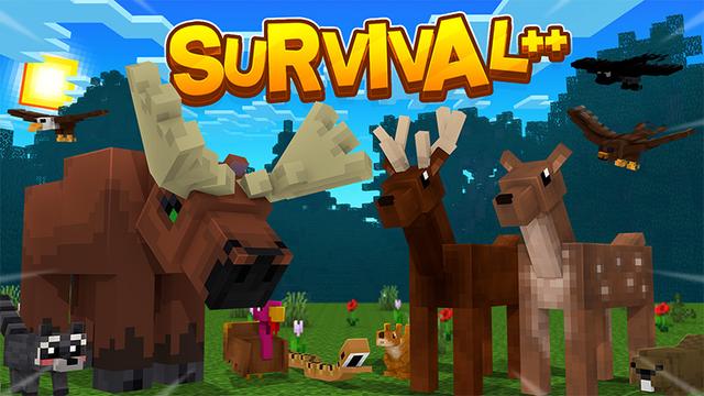 Thumbnail of the Minecraft Bedrock Marketplace product Überleben ++ created by MobBlocks.